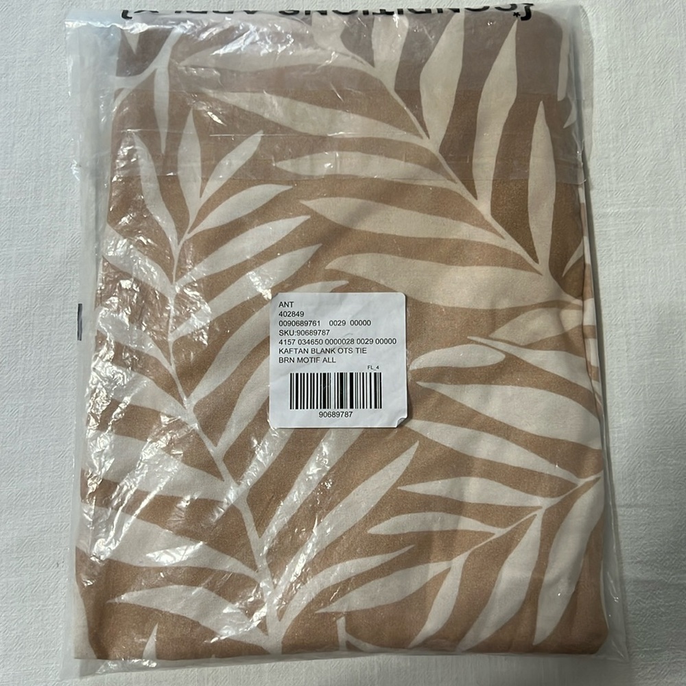 Conditions Apply Printed Tie-Strap Kaftan - One Size - Picture 6 of 9
